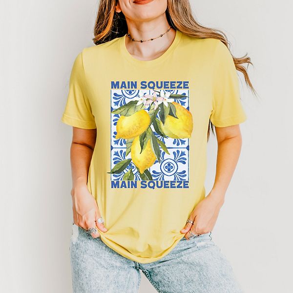 

Футболка с коротким рукавом Main squeeze lemons Simply Sage Market, Yellow