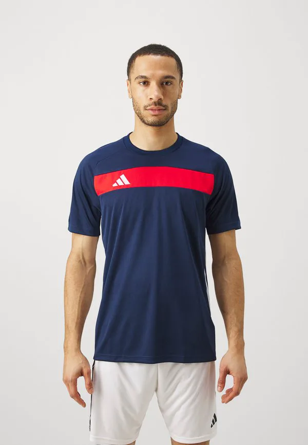 Футболка мужская tiro25 essentials с принтом Adidas Performance, Team Navy/Red