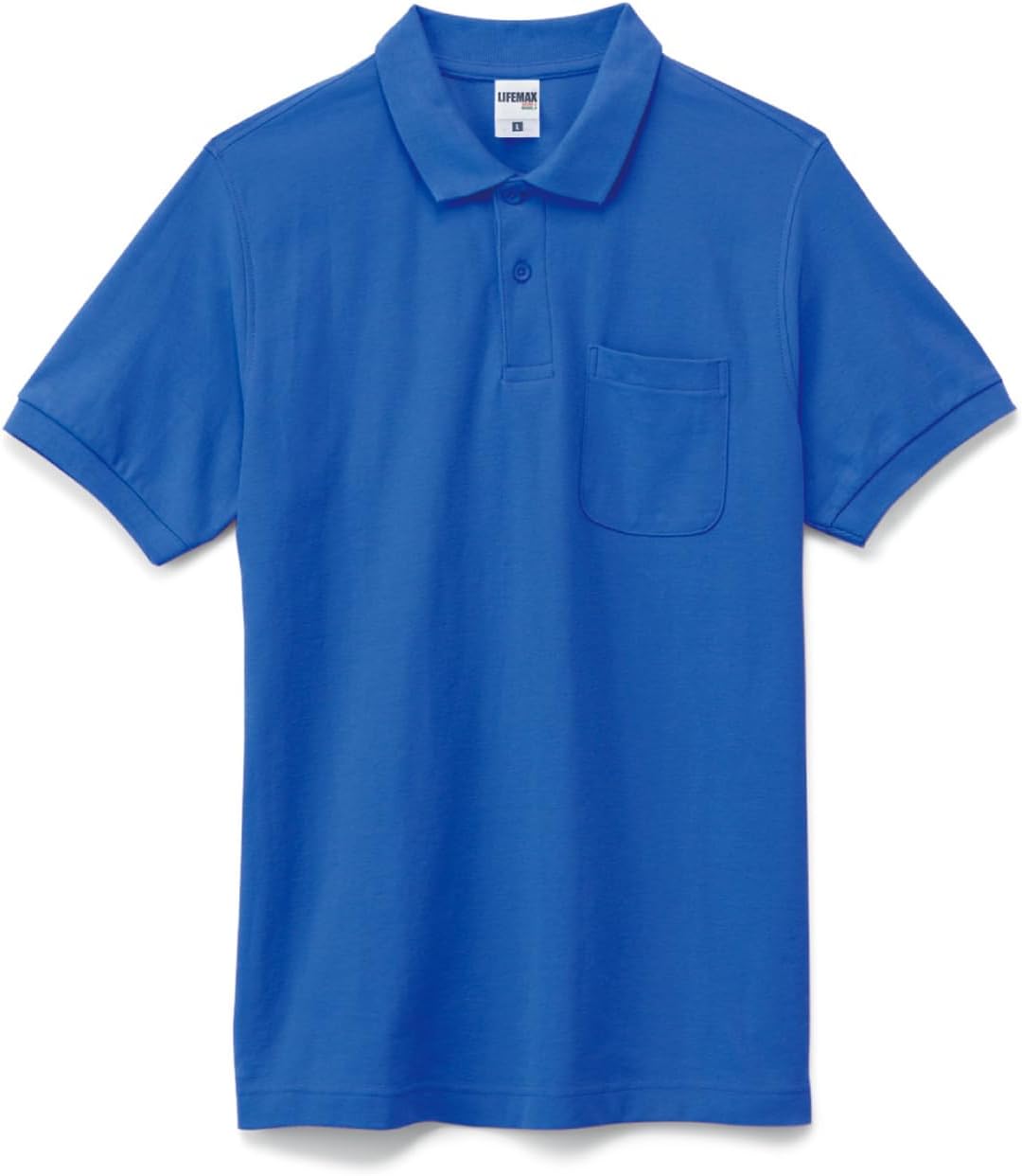 

Мужская поло-рубашка Cotton STAFF MS3114 CVC Pique Dry с карманами Lifemax, синий
