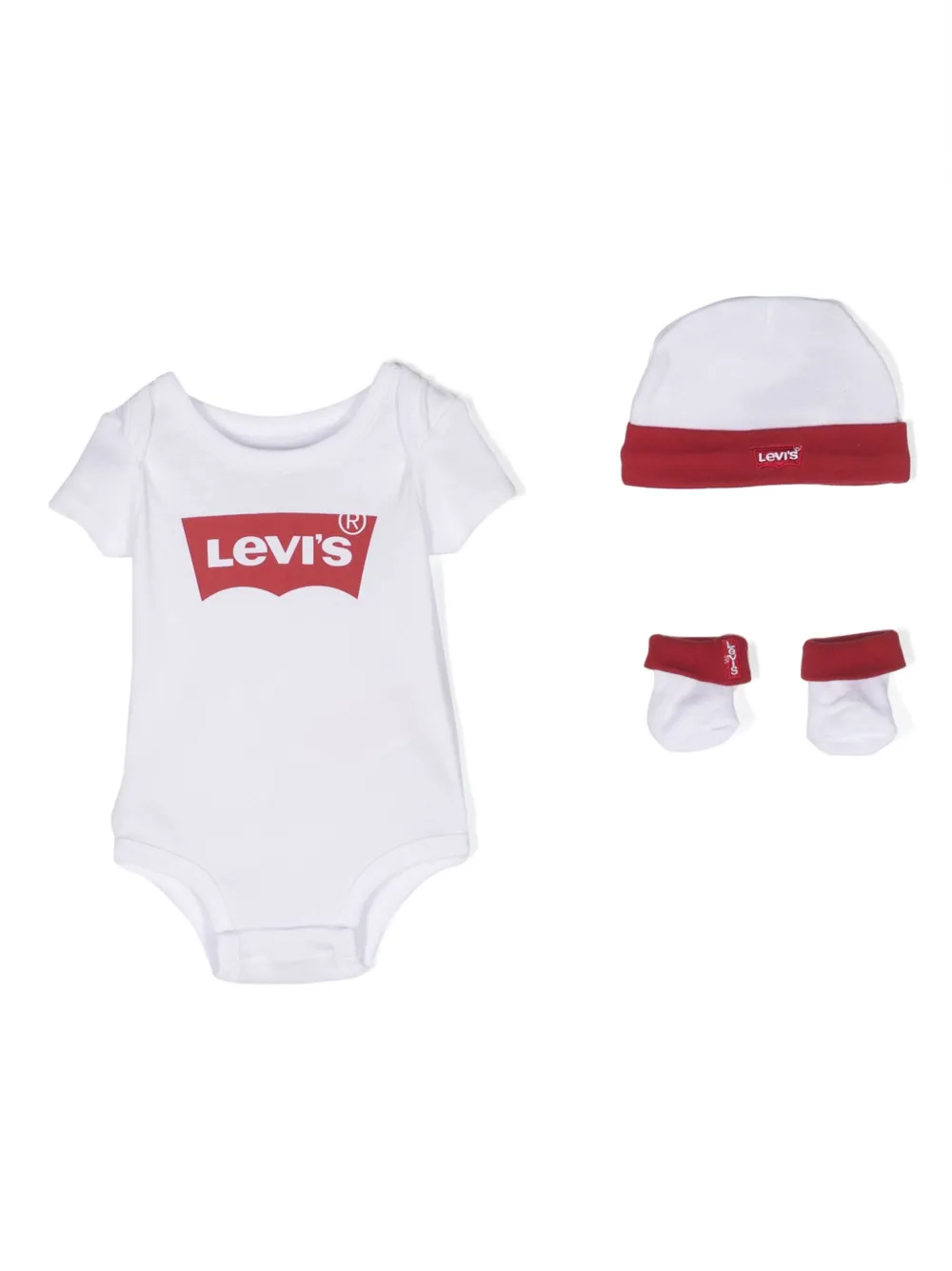 

Комплект для новорожденного с логотипом Levi's Kids, белый
