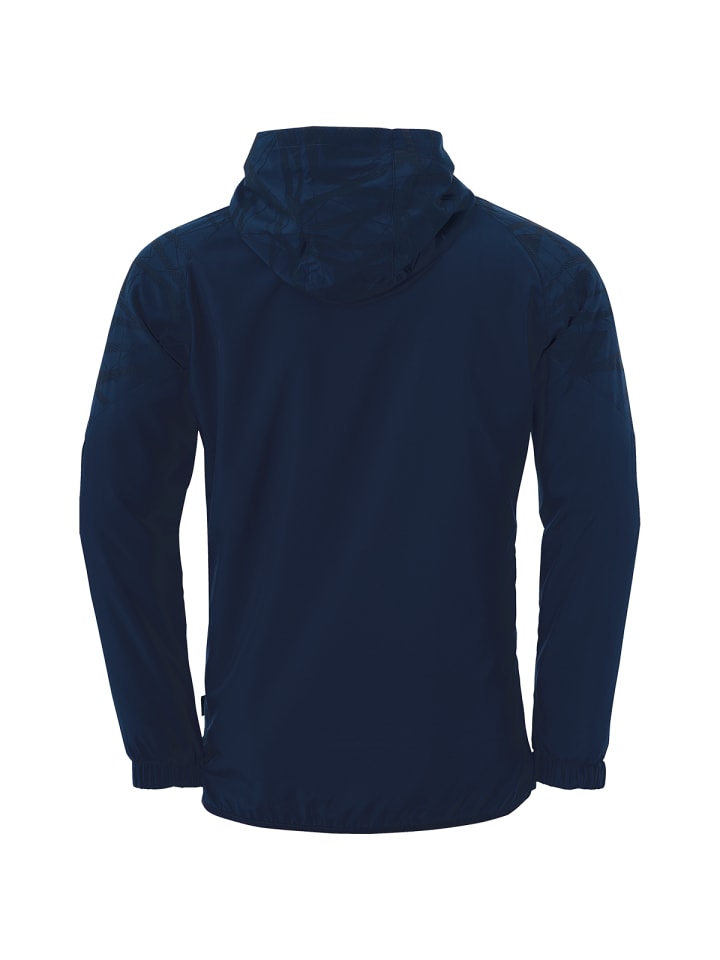 Куртка с капюшоном GOAL 25 EVO WOVEN HOOD JACKET темно-синего цвета uhlsport — фото 2