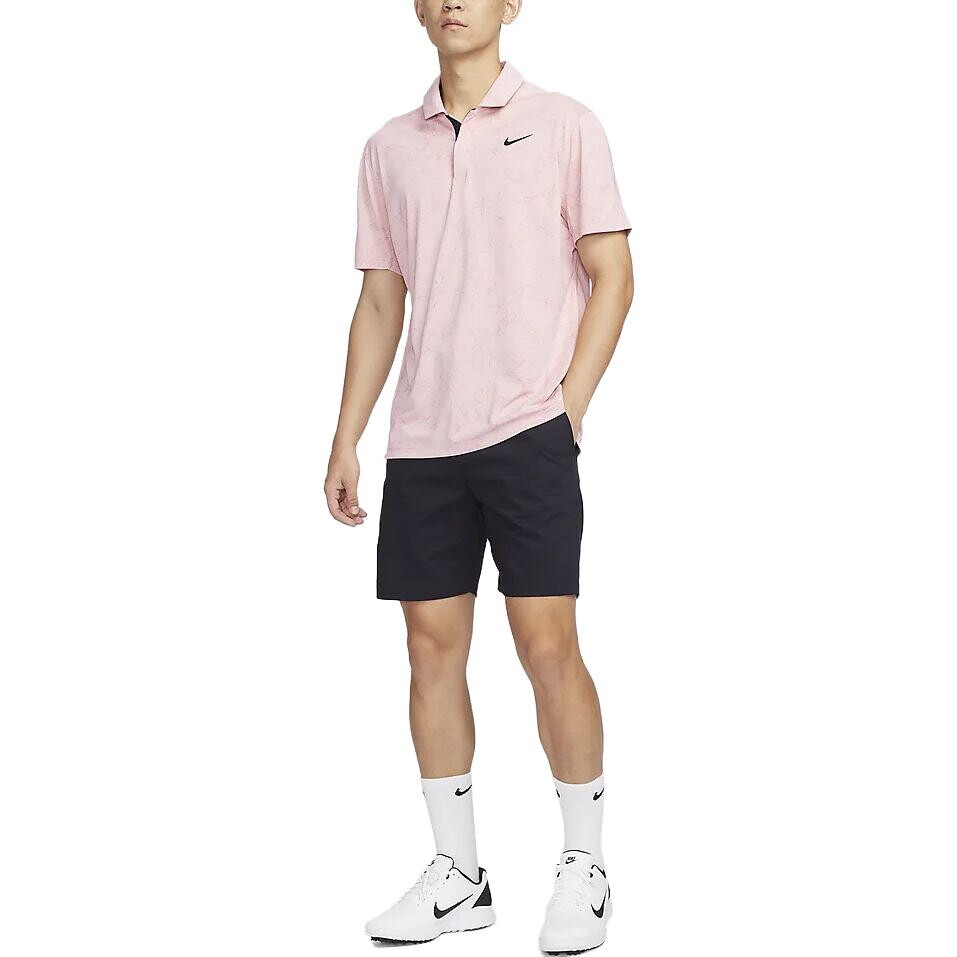 Мужская рубашка поло Dri-Fit, розовая Nike, розовый — фото 3