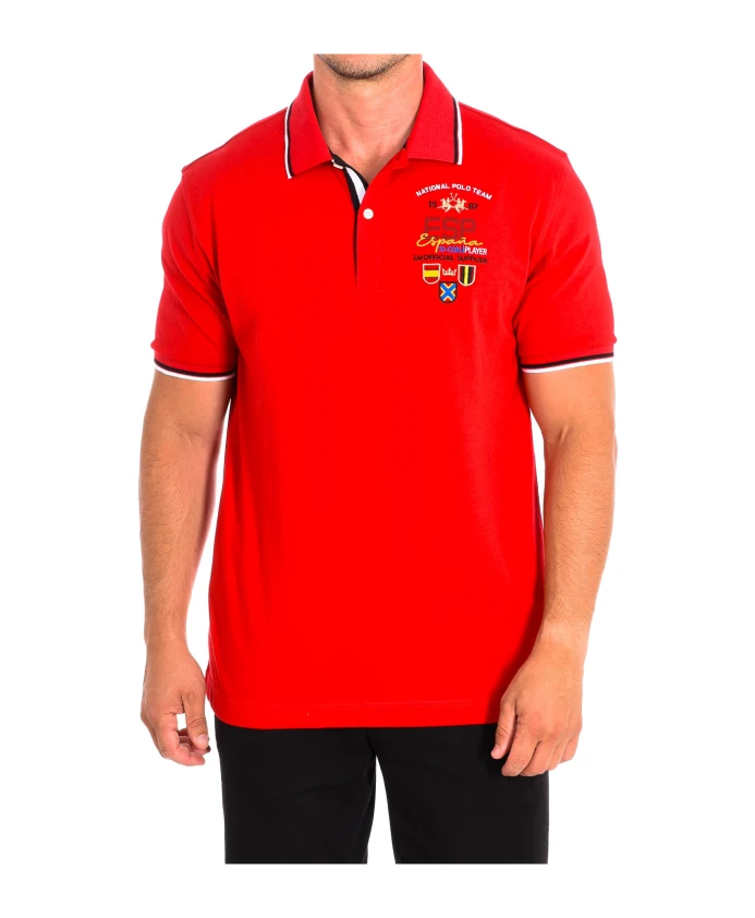 

Рубашка-Поло с коротким рукавом La Martina, красный
