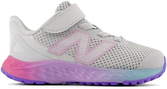 Детские кроссовки для бега New Balance Fresh Foam Arishi V4, розовый/серый/сиреневый — фото 2