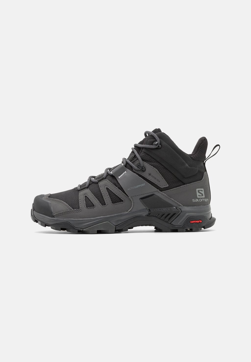 

Кроссовки X Ultra 4 Mid Wide Gtx Salomon, цвет black/magnet/pearl blue