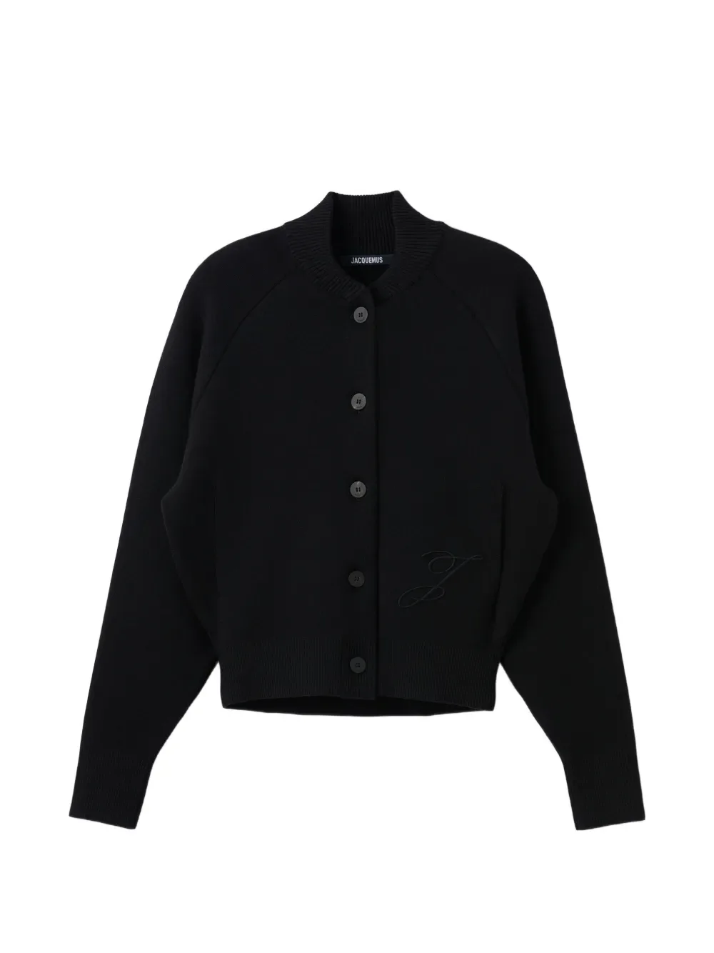 Кардиган с вышивкой "Lavande" JACQUEMUS, черный
