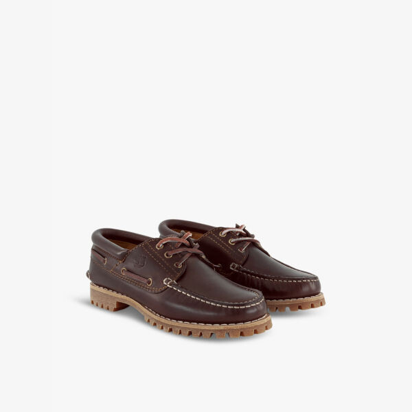 Туфли-Лодочки из кожи Noreen с тремя люверсами Timberland, коричневый — фото 3