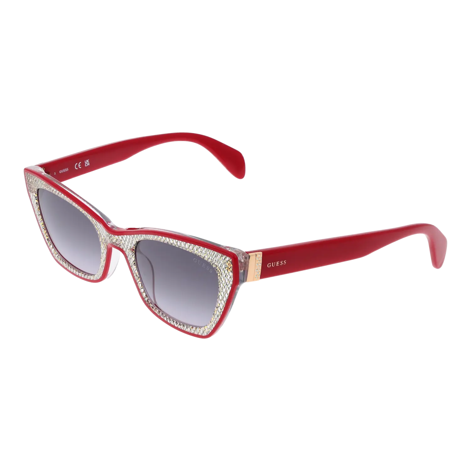 

Солнцезащитные очки gu7873 69b 53 Guess, красный