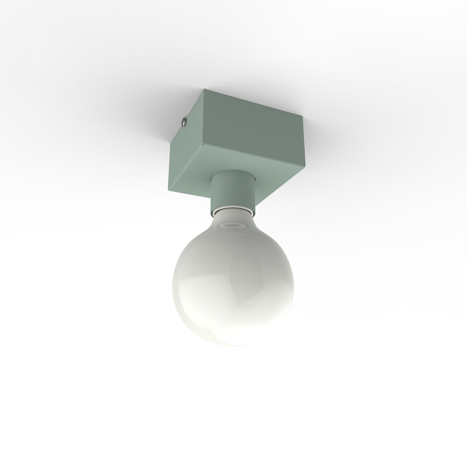 

Потолочный светильник Lumicom, 10x10x7,5 см, зеленый