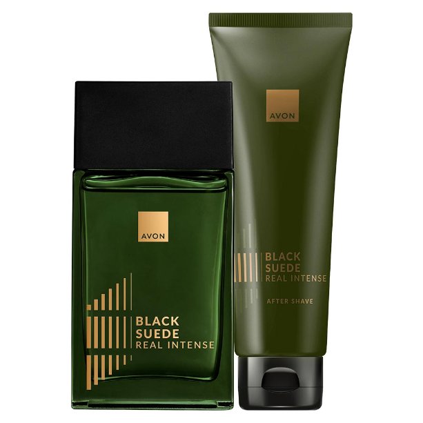 

Avon, Black Suede Real Intense, косметический набор, 2 шт.
