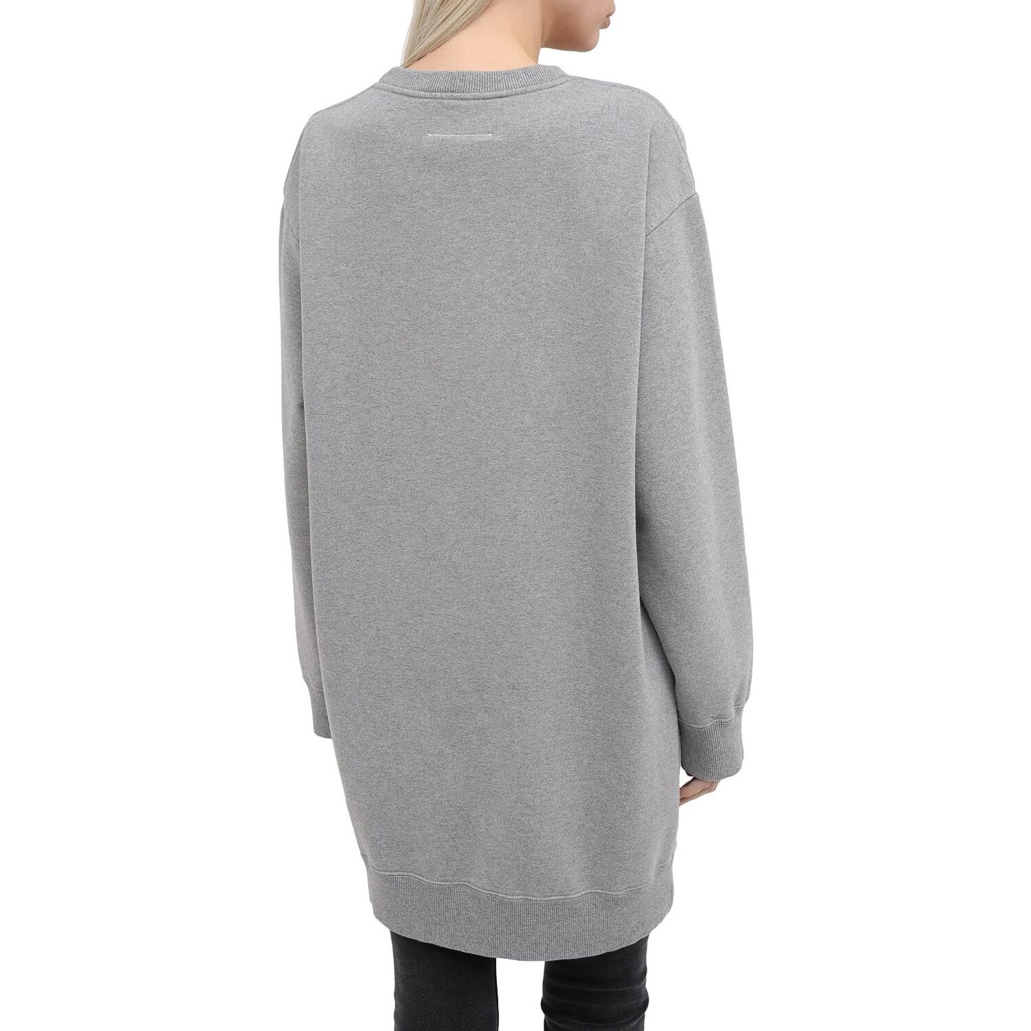 Толстовка женская серая Mm6 Maison Margiela — фото 3