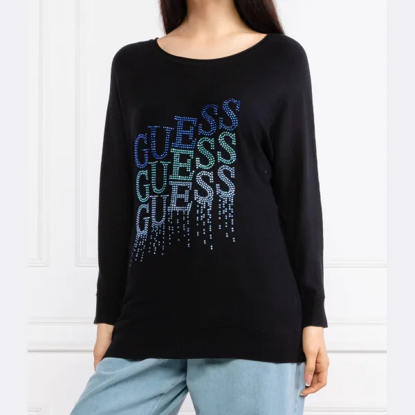 

Свитер свободного кроя Claudine Guess, черный