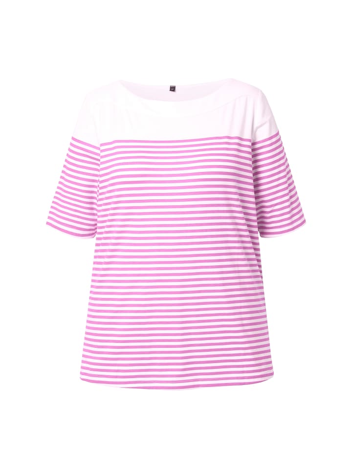 

Футболка Ulla Popken, цвет fuchsia pink