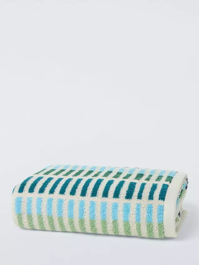 

Полотенце John Lewis Multi Stripe, цвет blue/green