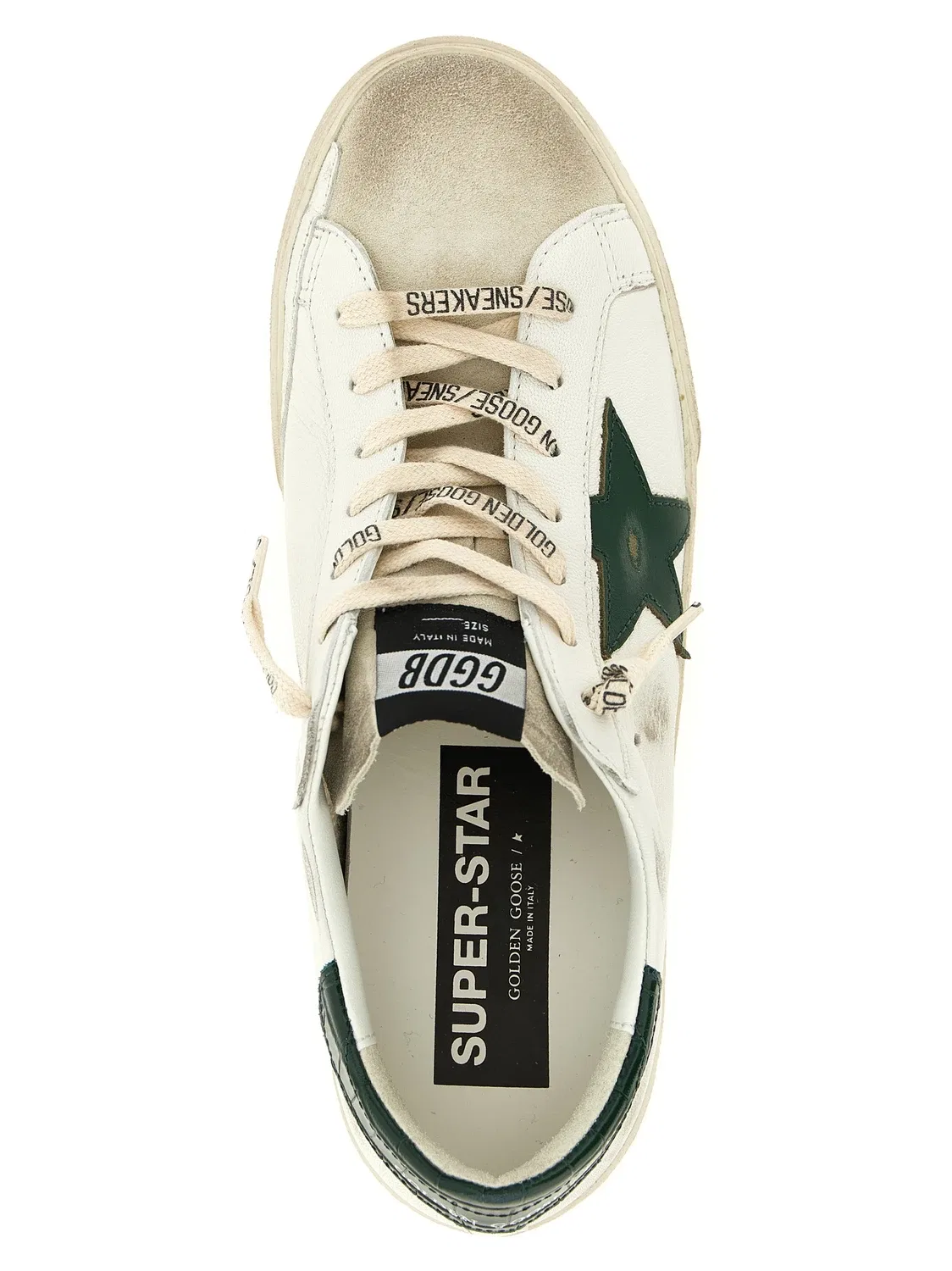 Кроссовки 'Superstar' GOLDEN GOOSE, зеленый — фото 4