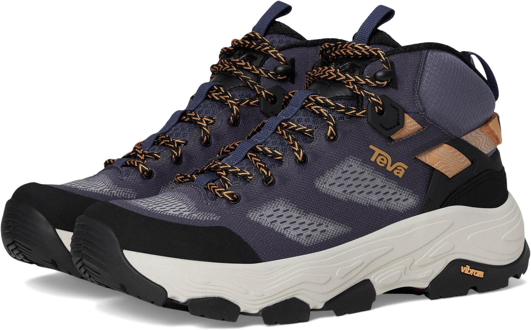 

Походные ботинки Teva Grandview Max Vent, цвет Crown Blue/Sunflower