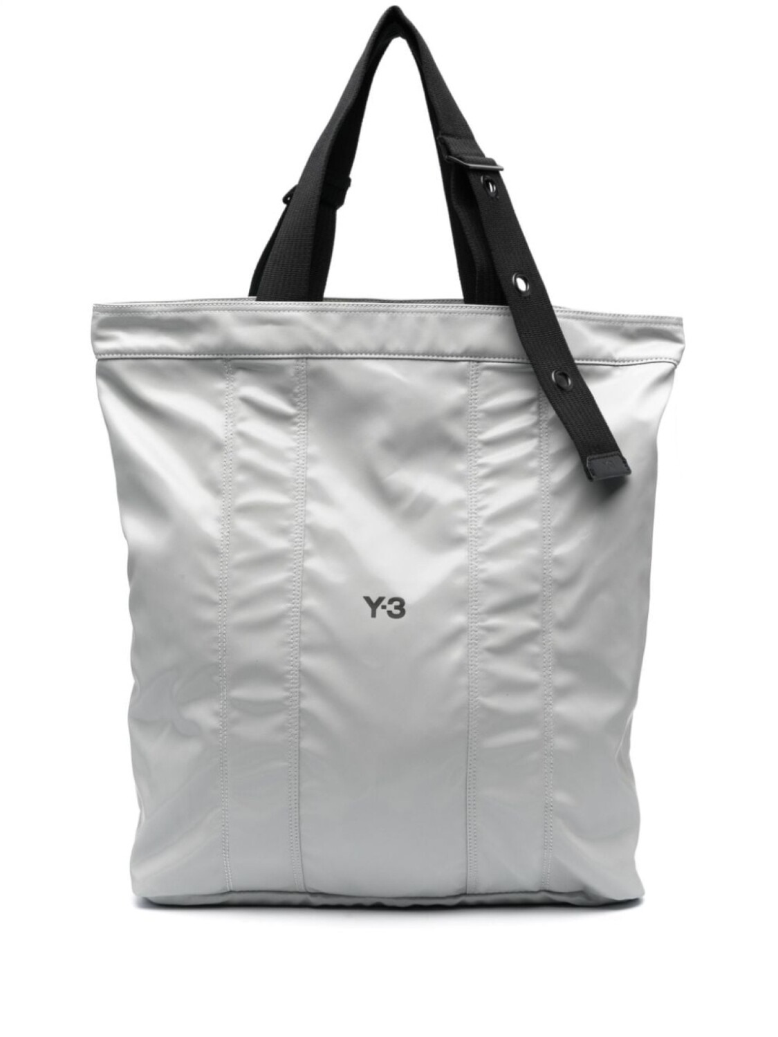 

Y-3 сумка-тоут с логотипом, серый