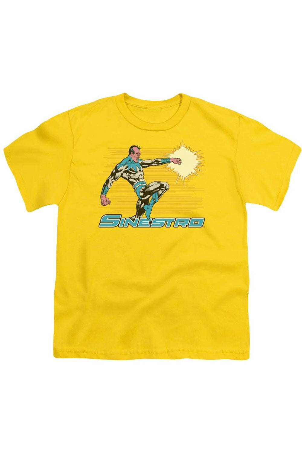 

Футболка DC Comics Sinestro с коротким рукавом для детей Gildan, желтый