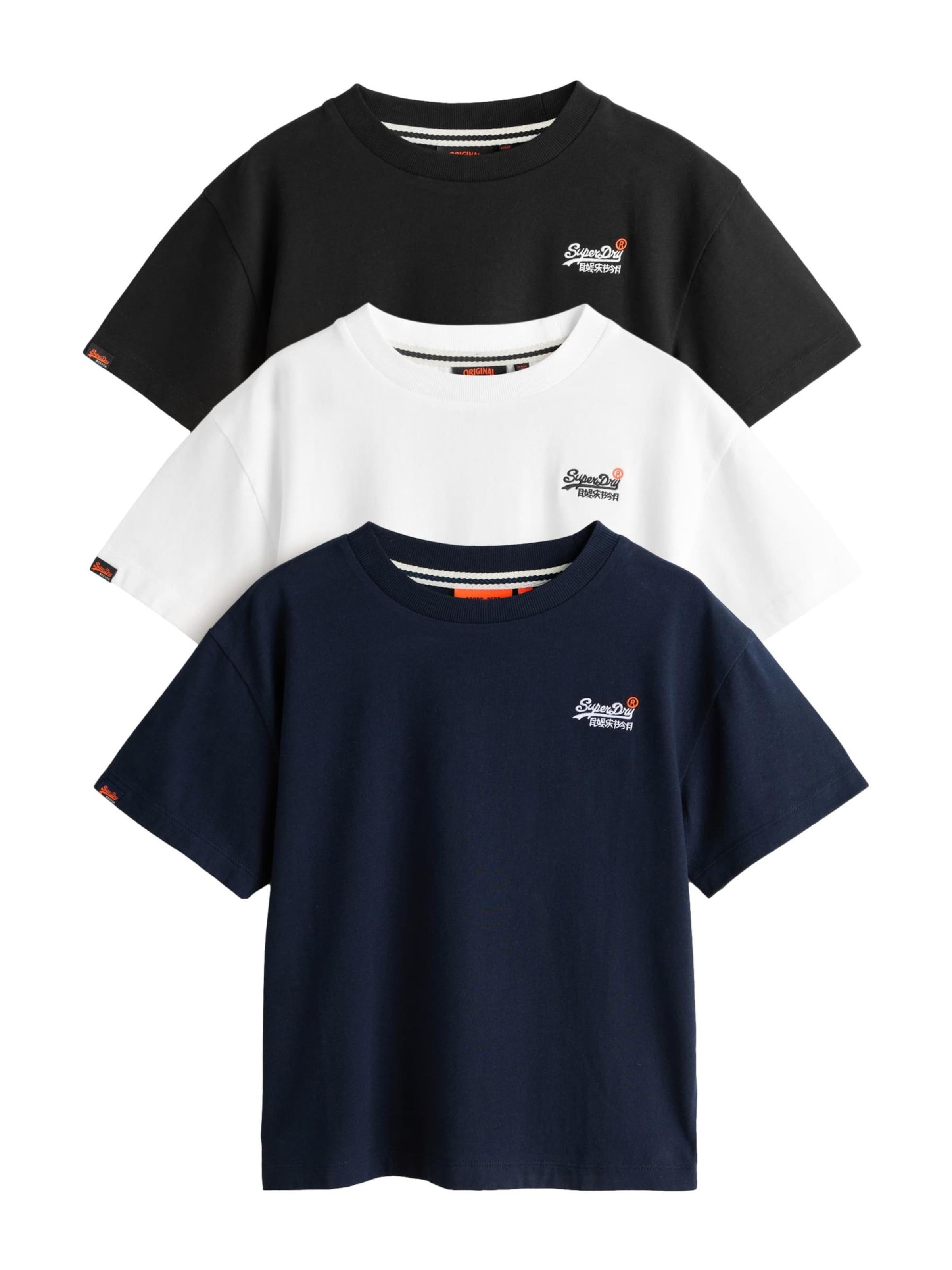 Superdry & Co Футболка в цветах Navy, Black, White