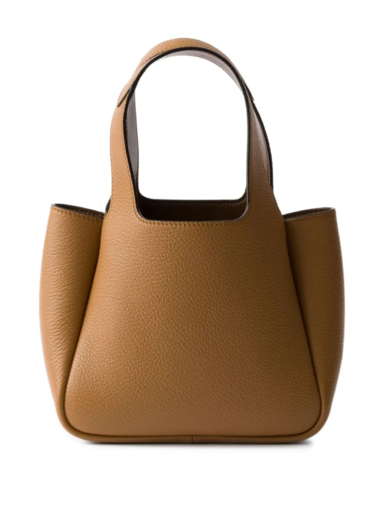 

Мини-сумка Prada из кожи, коричневый
