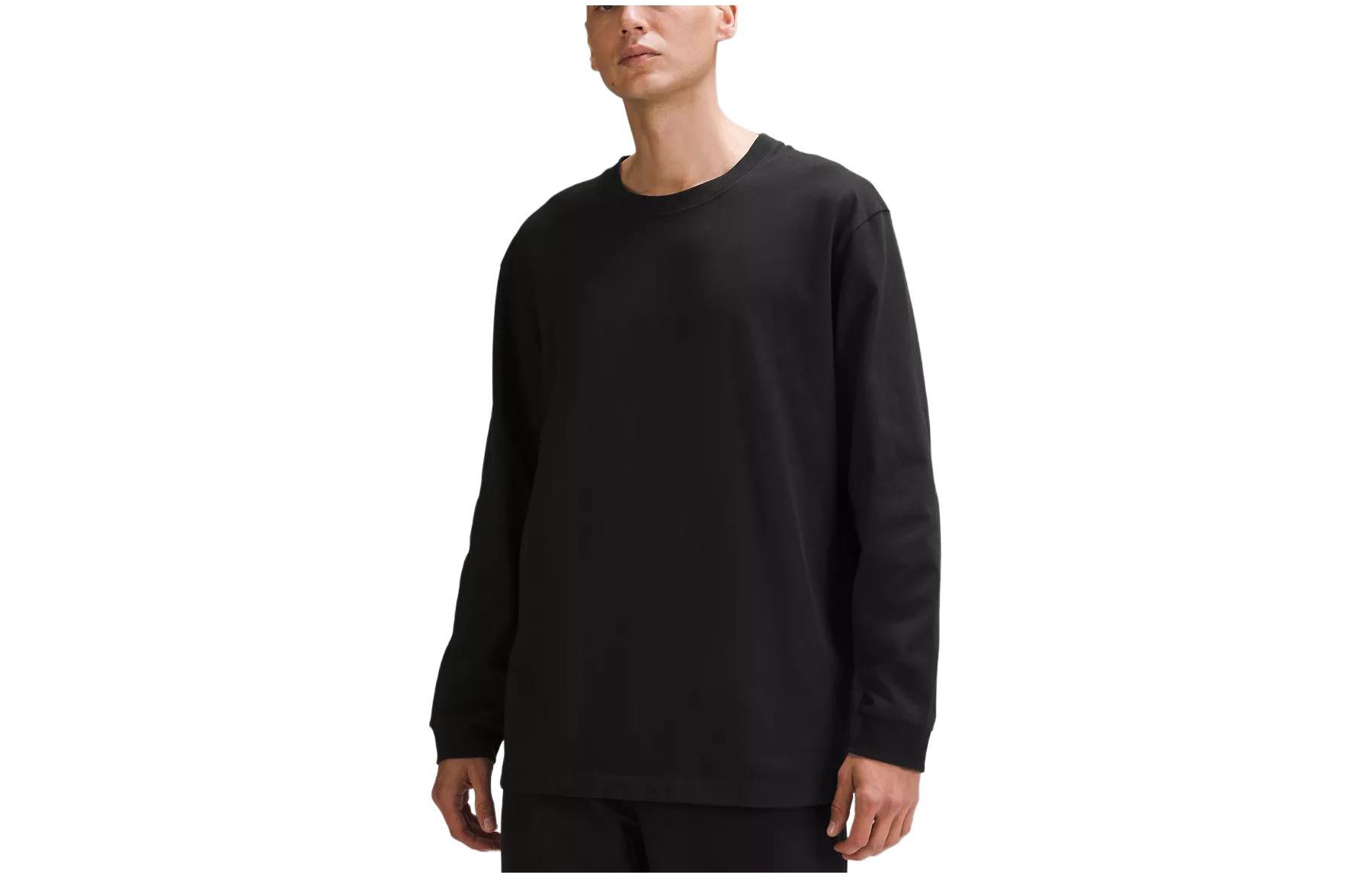 

Тяжелая футболка для мужчин Lululemon, черный