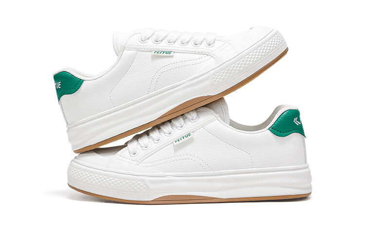 Кеды, скейтборд обувь женская низкая зеленый Feiyue — фото 4
