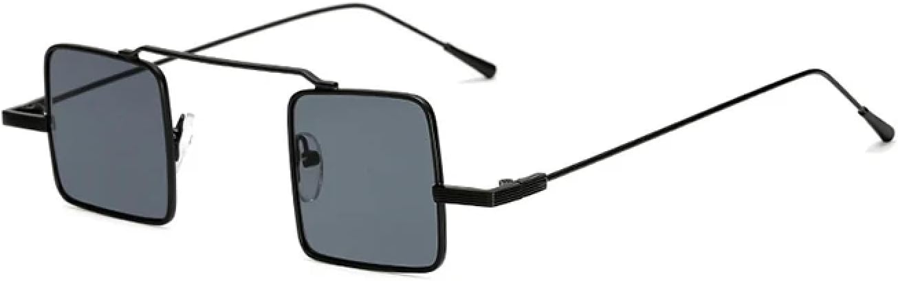 

Стильные маленькие металлические солнцезащитные очки в стиле стимпанк для мужчин и женщин, винтажные солнцезащитные очки в стиле стрит-моды, защита от УФ-излучения UV400 TKKTLLT, Black Blackgrey