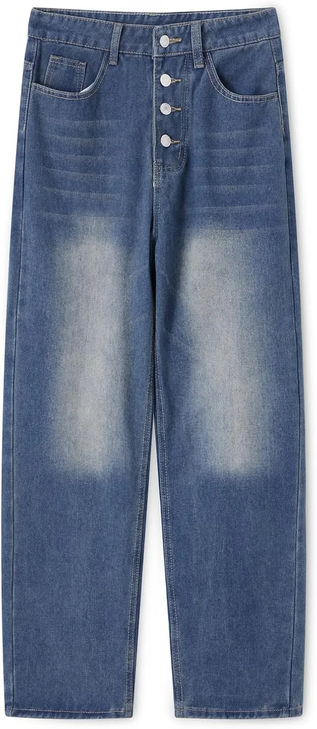 

Женские джинсы-бойфренды Casual High Waisted Stretchy Straight Leg Jean 2025 Skayqhcw