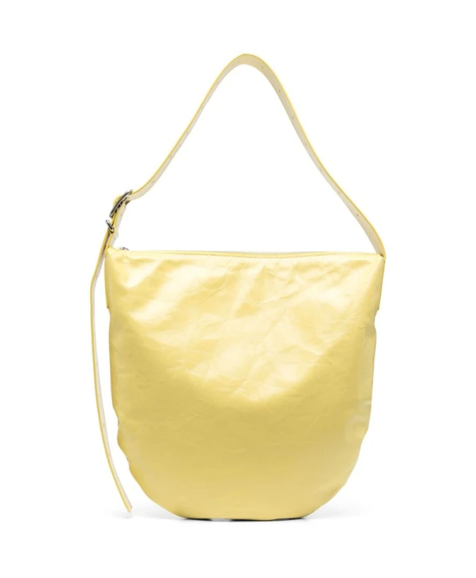 

Сумка из полированной кожи Jil Sander, желтый