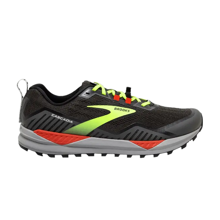 

Кроссовки Cascadia 15 2E Wide 'Black Yellow Red', черный