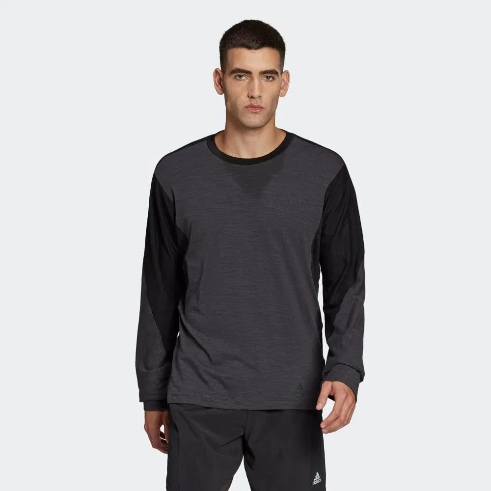Мужская футболка с длинным рукавом adidas Well Being — фото 2