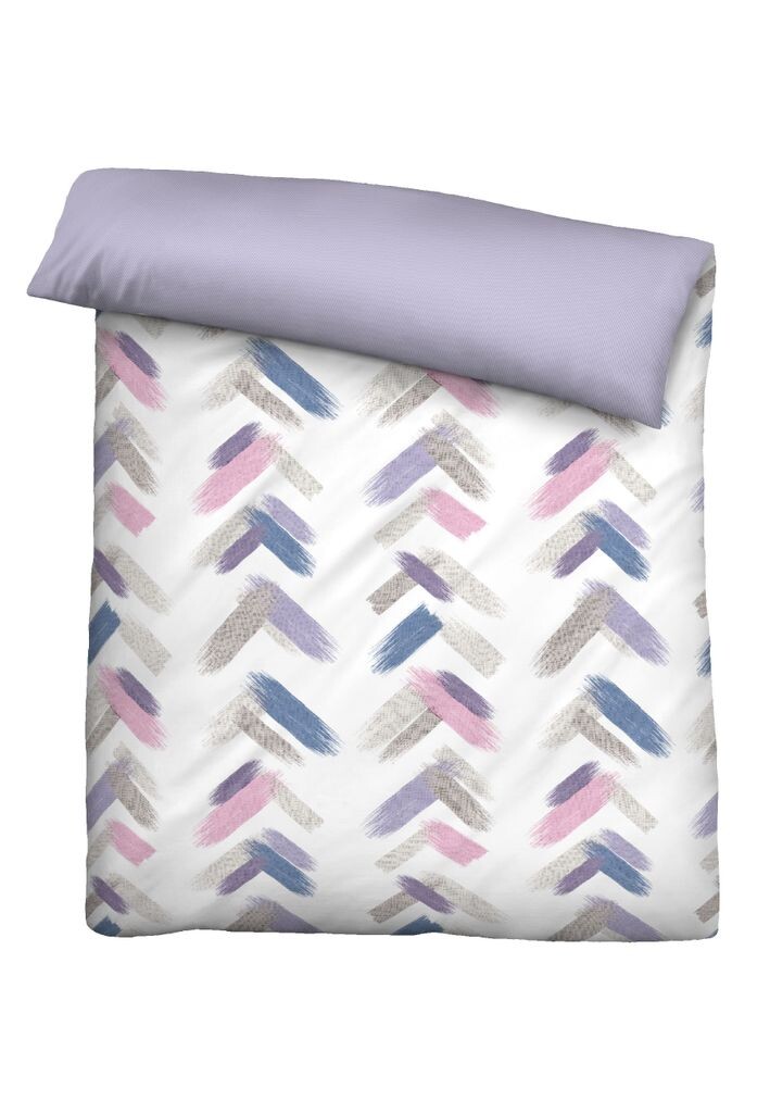 

Спи как во сне - Castell - фирменное постельное белье из микрофибры из жатого хлопка 0260338 CHEVRON цвет: сиреневый, размер: 1х 155х220 см + 1х 80х80 см Traumhaft schlafen - Castell - Markenbettwäsche