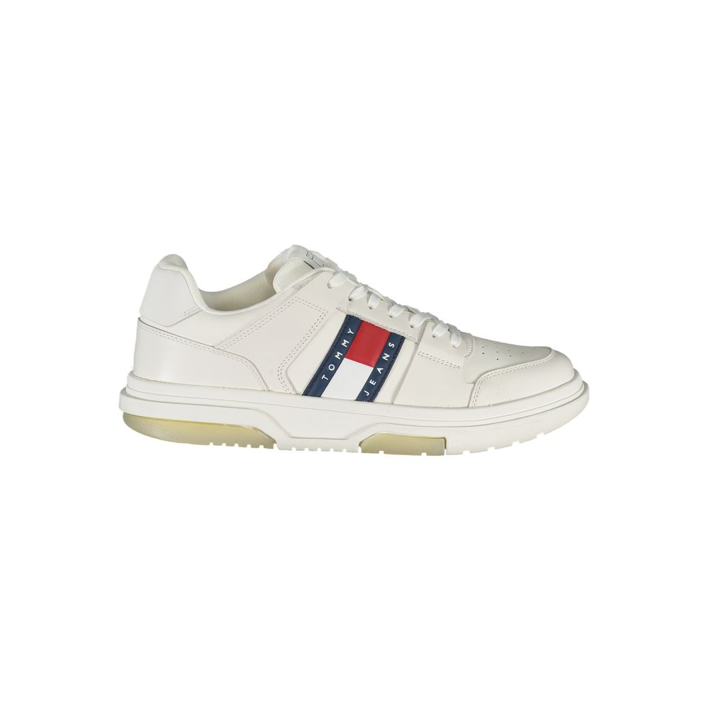 

Белые полиэтиленовые мужские кроссовки Tommy Hilfiger