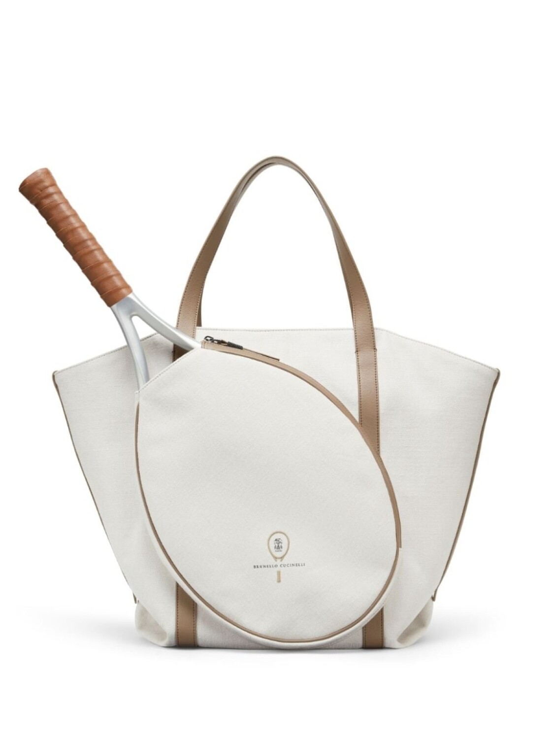 

Brunello Cucinelli сумка-тоут из канваса, белый