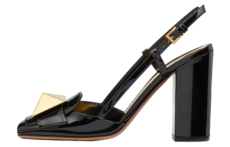 Valentino Туфли на высоком каблуке с одной шпилькой, 10 см, женские, черные