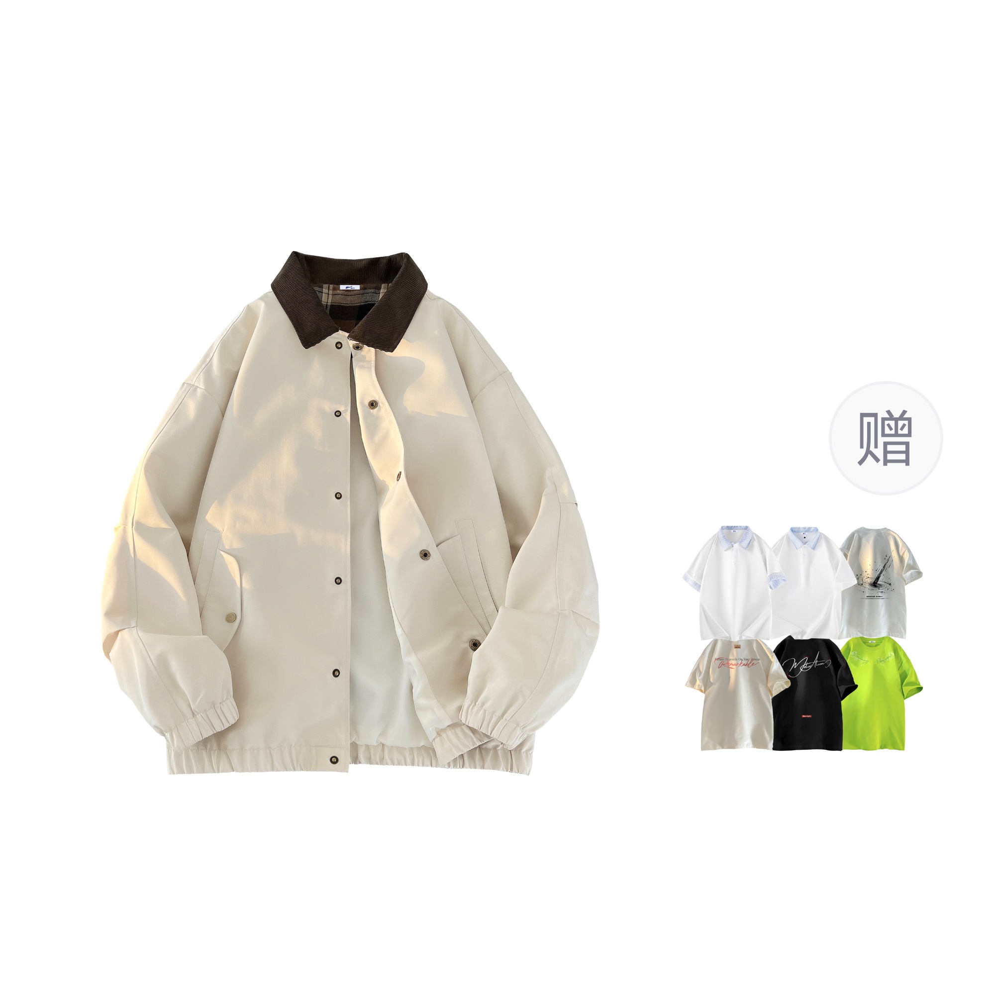 

WARRIOR Куртка Unisex из коллекции Huichao Riding The Wind, Khaki[Comes with Cooling Sensation Short-Sleeved T]