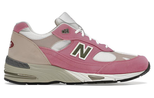 Кроссовки paperboy paris x la mjc x 991 сделано в англии New Balance, розовый — фото 2