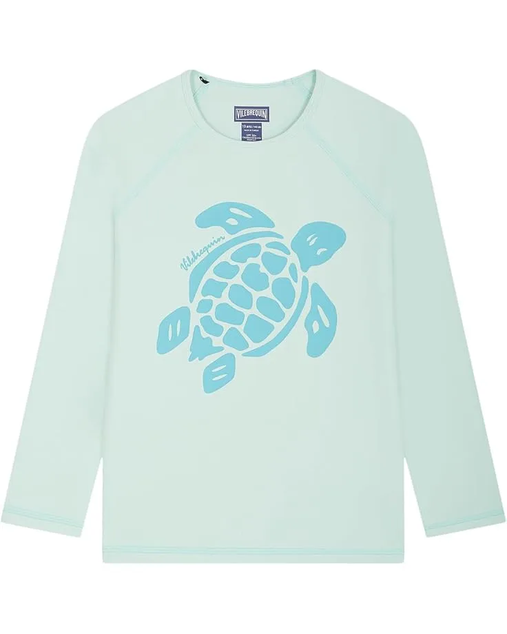 Эластичный 3D-купальник Solid Sculpt Swim 3D Jersey Stretch (для малышей/детей постарше) Vilebrequin Kids, Celadon