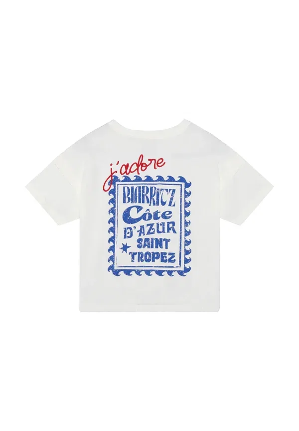 Футболка Plage print t-shirt Indian Blue Jeans, цвет облачный — фото 2