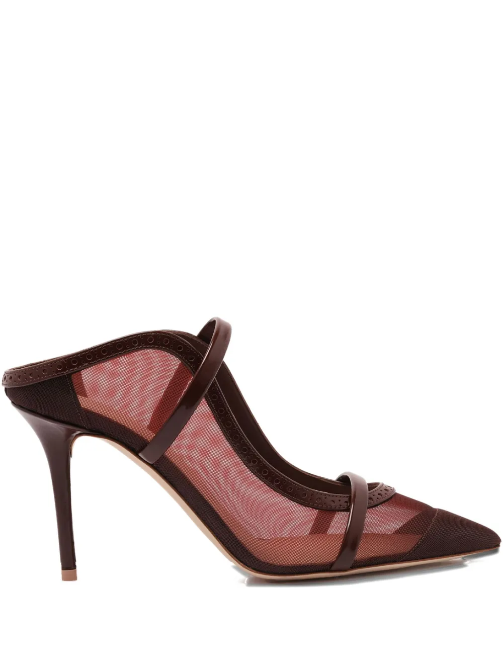 Туфли-лодочки Maureen из сетки на каблуке 85 мм Malone Souliers, красный