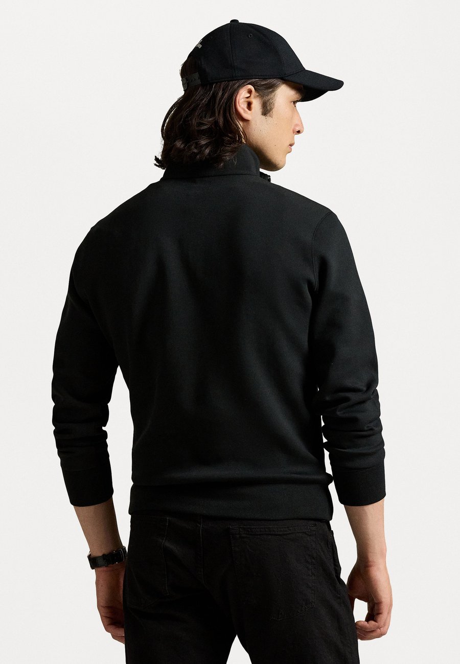 Толстовка Polo Ralph Lauren DOUBLE-KNIT QUARTER-ZIP PULLOVER, Polo Black/C1730/Black — фото 3