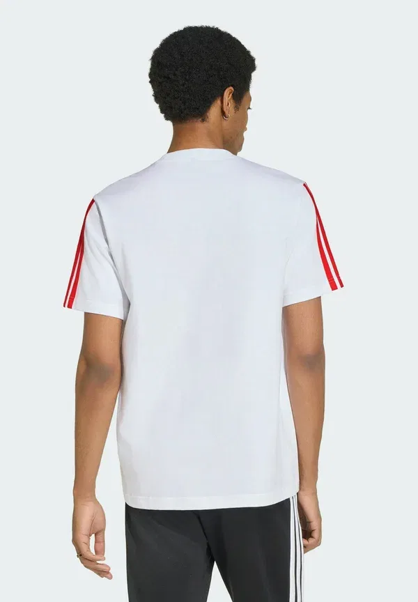 Футболка Adidas Performance Sl benfica dna t-shirt club wear, белый — фото 2