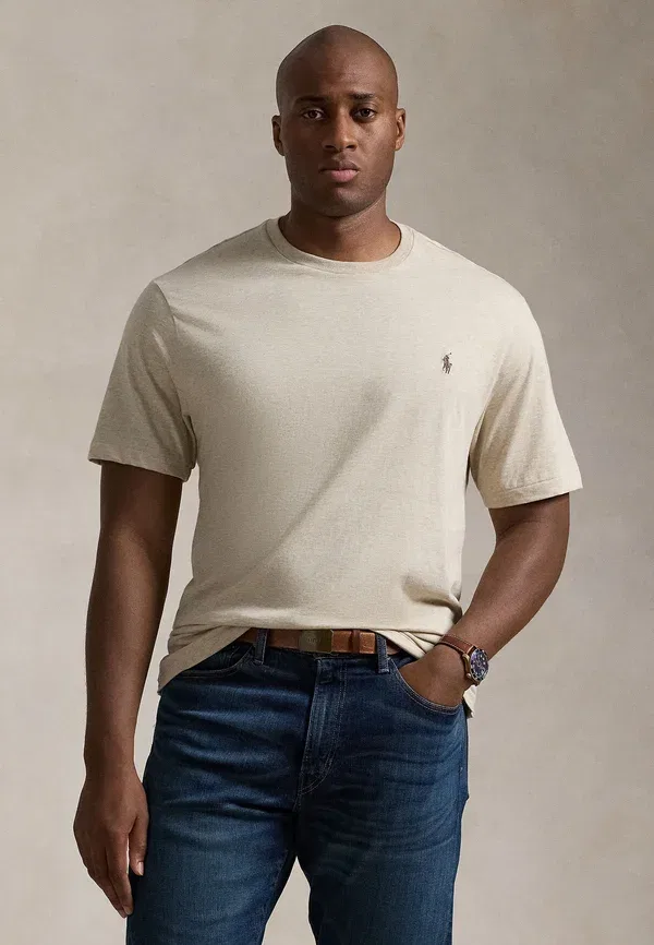 Футболка Polo Ralph Lauren Big & Tall, цвет экспедиционный дюн хизер