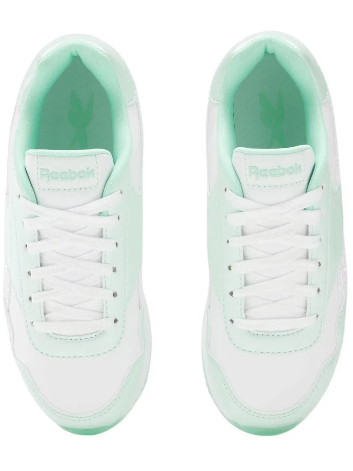 Спортивные кроссовки Reebok зеленого цвета — фото 2