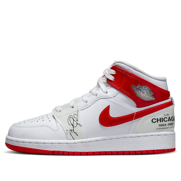 

Кроссовки 1 mid 'rookie season' Air Jordan, белый
