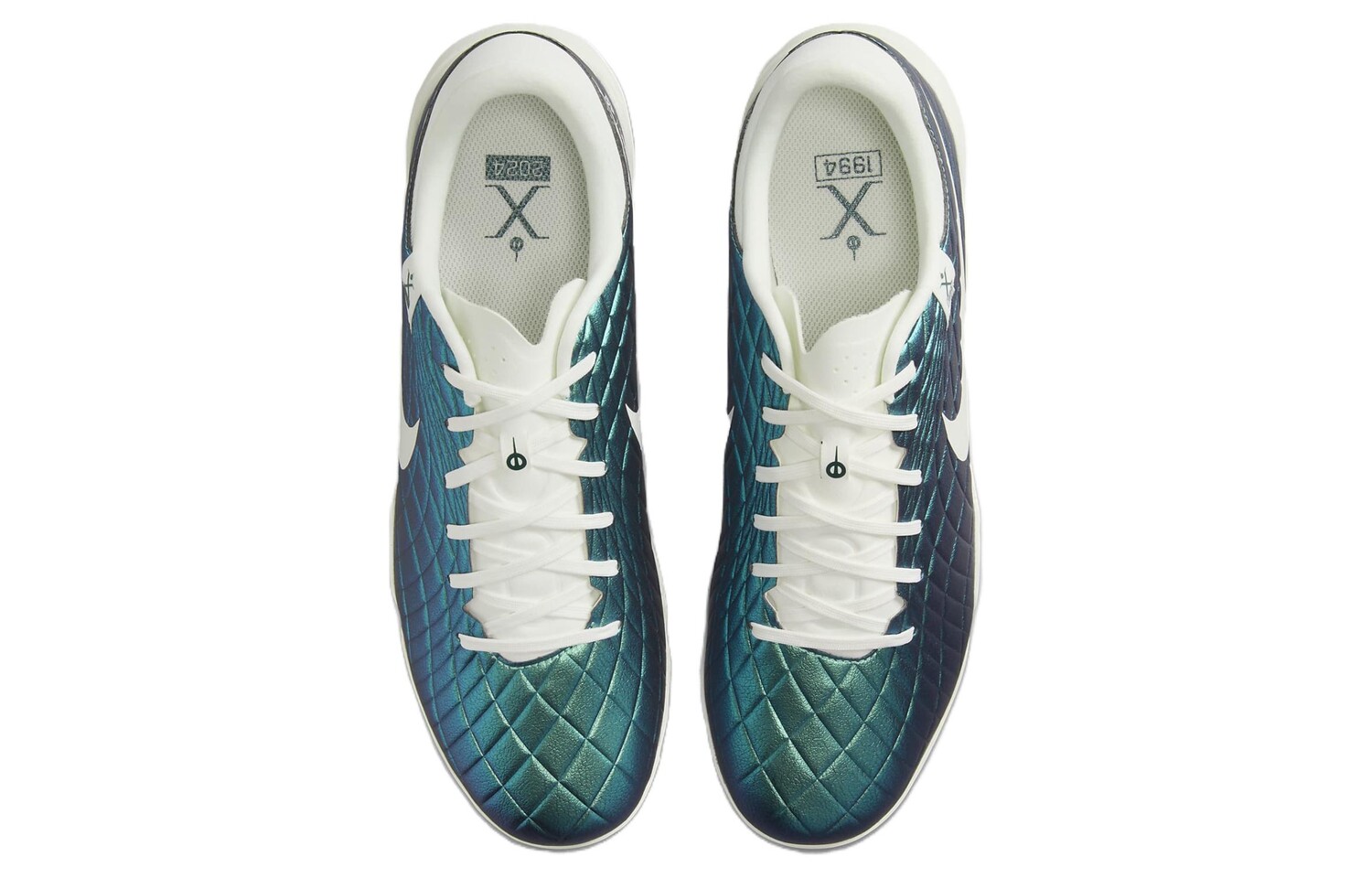 Nike Tiempo Legend 10 Футбольные бутсы Мужчины, Синий/Белый — фото 4