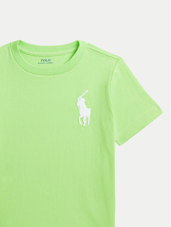 Футболка обычного кроя 322832907061 Polo Ralph Lauren, зеленый — фото 3