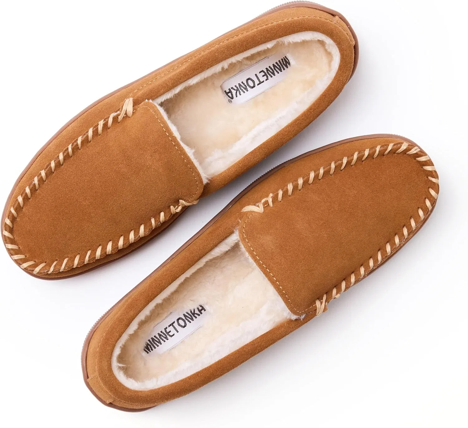 Мокасины на толстой подошве Minnetonka, коричневый — фото 4