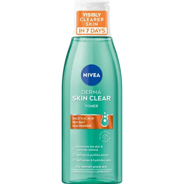 

Нормализующий тоник для лица, 200 мл Nivea Derma skin clear