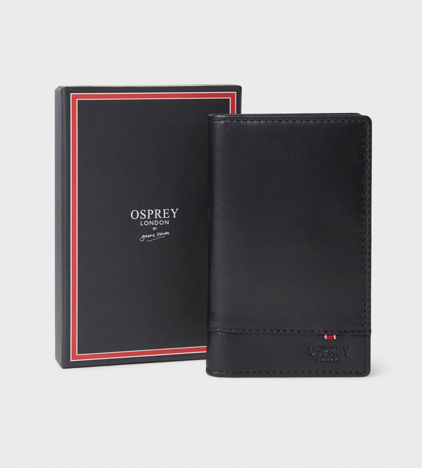 

Кошелек London Leather из микрокожи OSPREY LONDON, черный